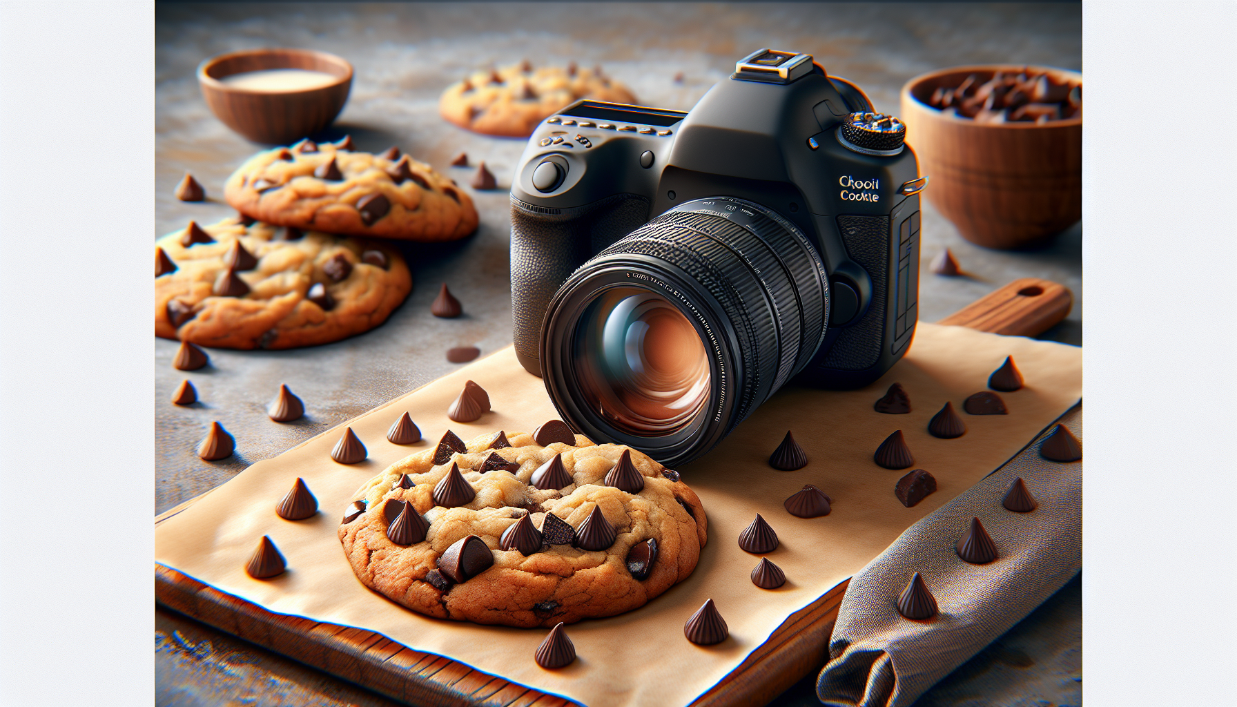 cookies con gocce di cioccolato